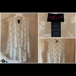 Torrid Lace Vest